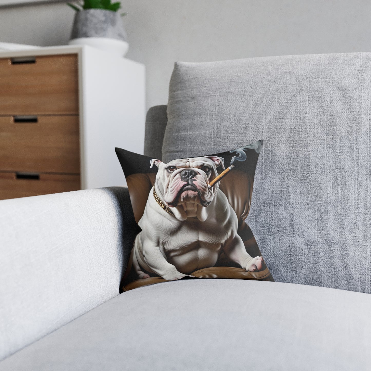 bulldog pillow